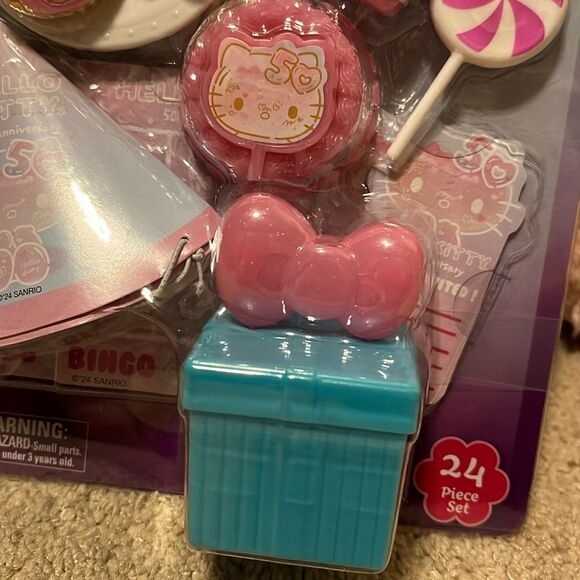 MY LIFE HELLO KITTY NWT 50 th ANNIVERSARY PARTY PLAY SET - Picture 8 of 10